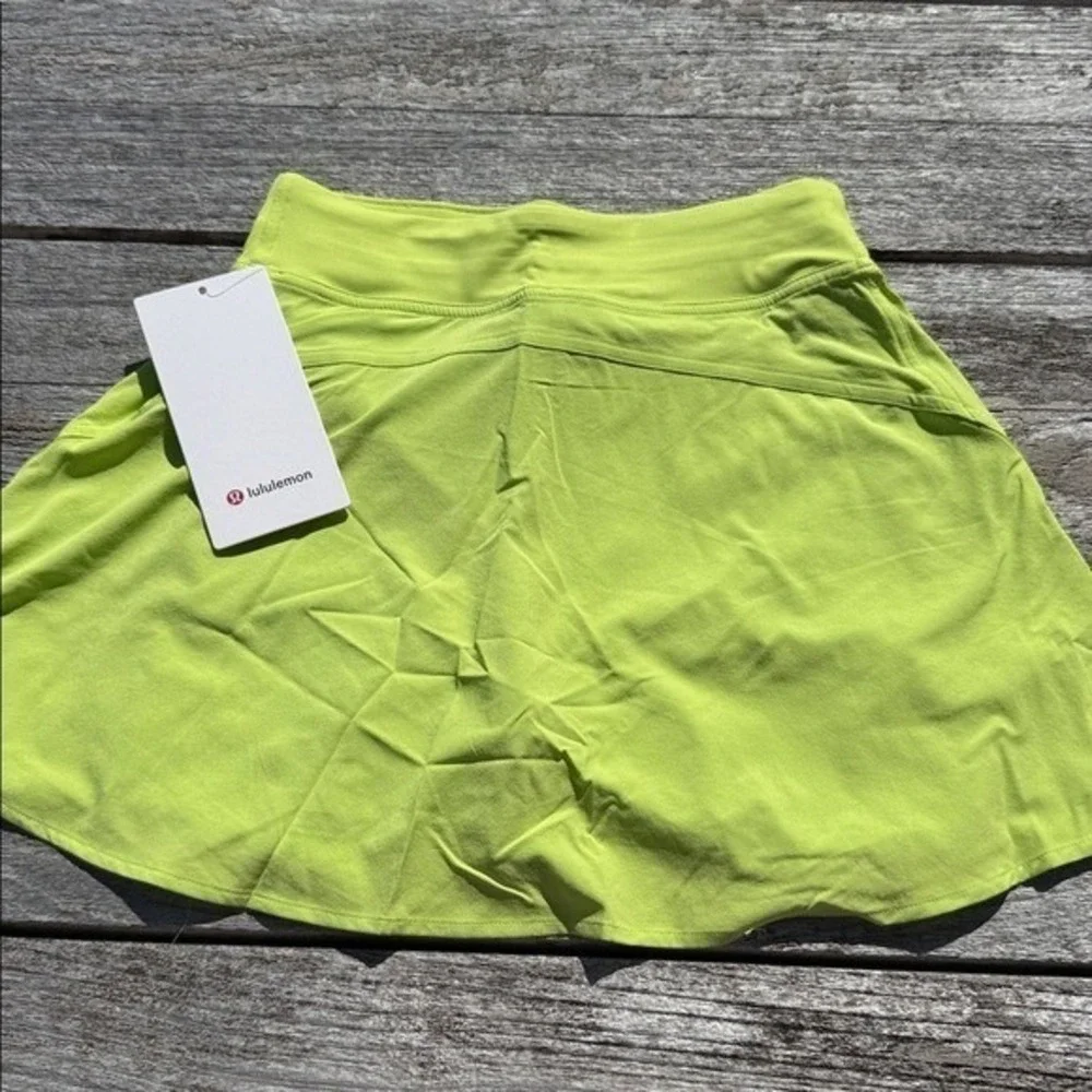 Lululemon Lightweight High-Rise Tennis Skirt Sour Grape green‎ size 2 NWT